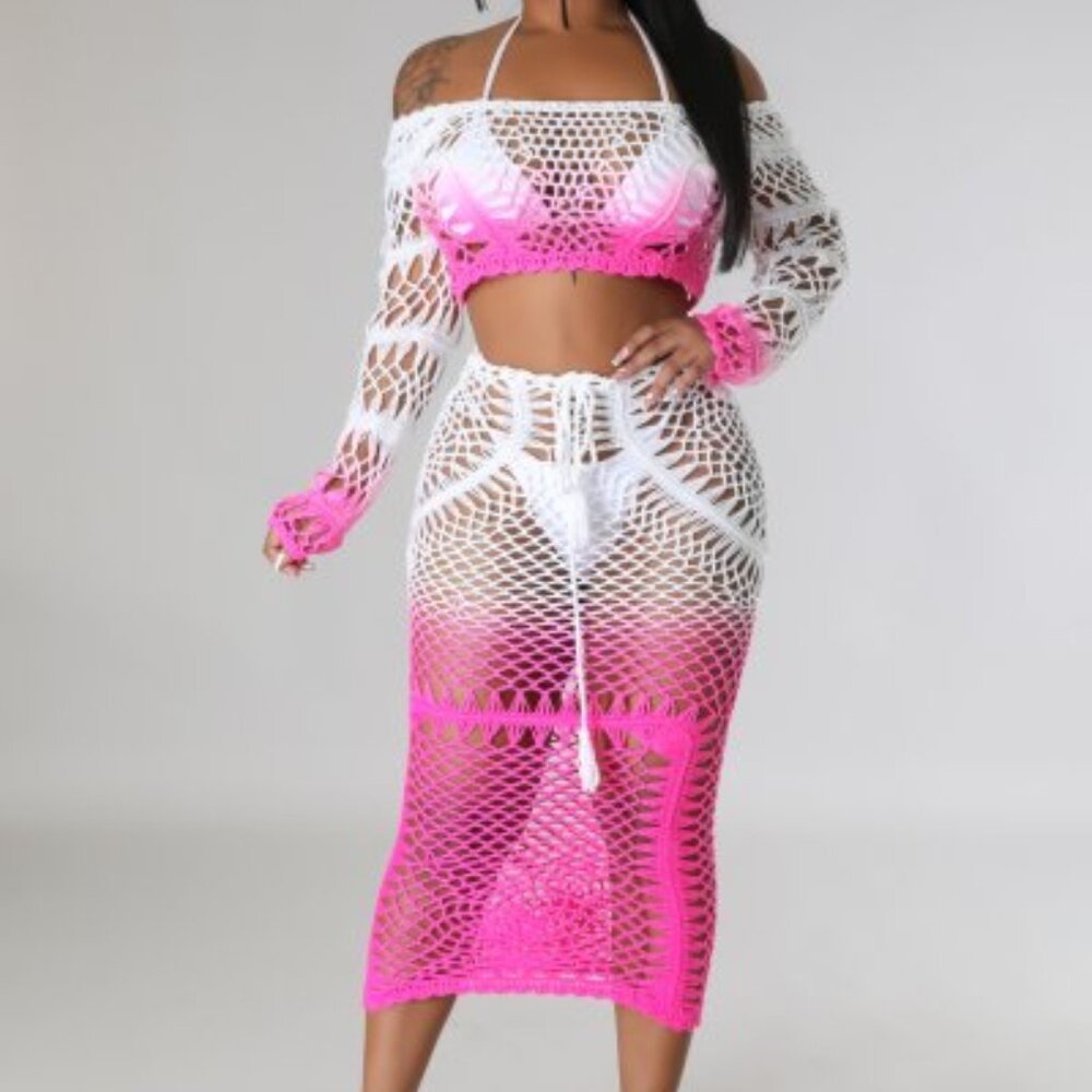 Vacay Muse Skirt Set Half